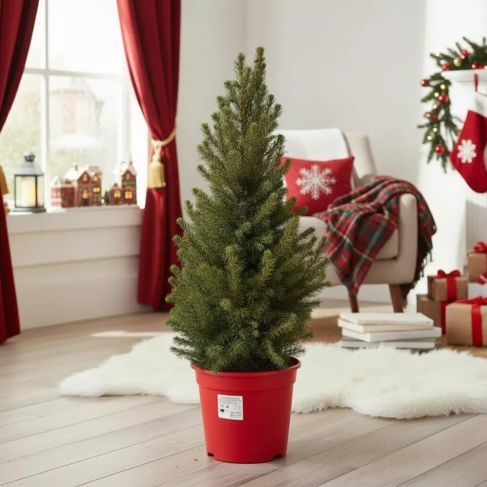 Picea glauca conica H80-85 cm - brad de Craciun ghiveci