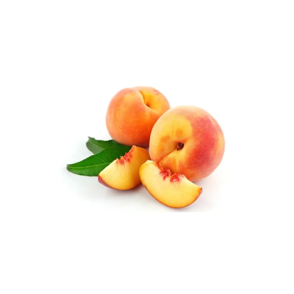 Piersic (Prunus Persica) Glohaven, cu fructe portocalii, 2 pe rod