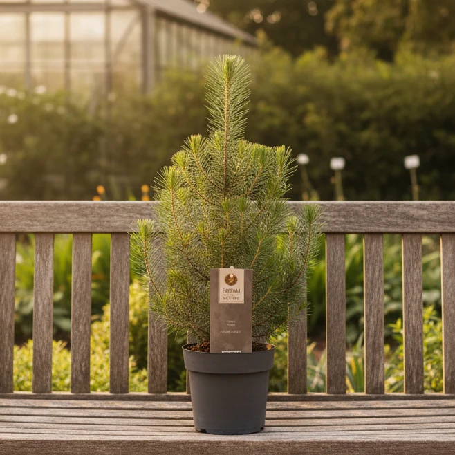 Pinus ‘Silver Crest’ – conifer decorativ cu nuante argintii elegante