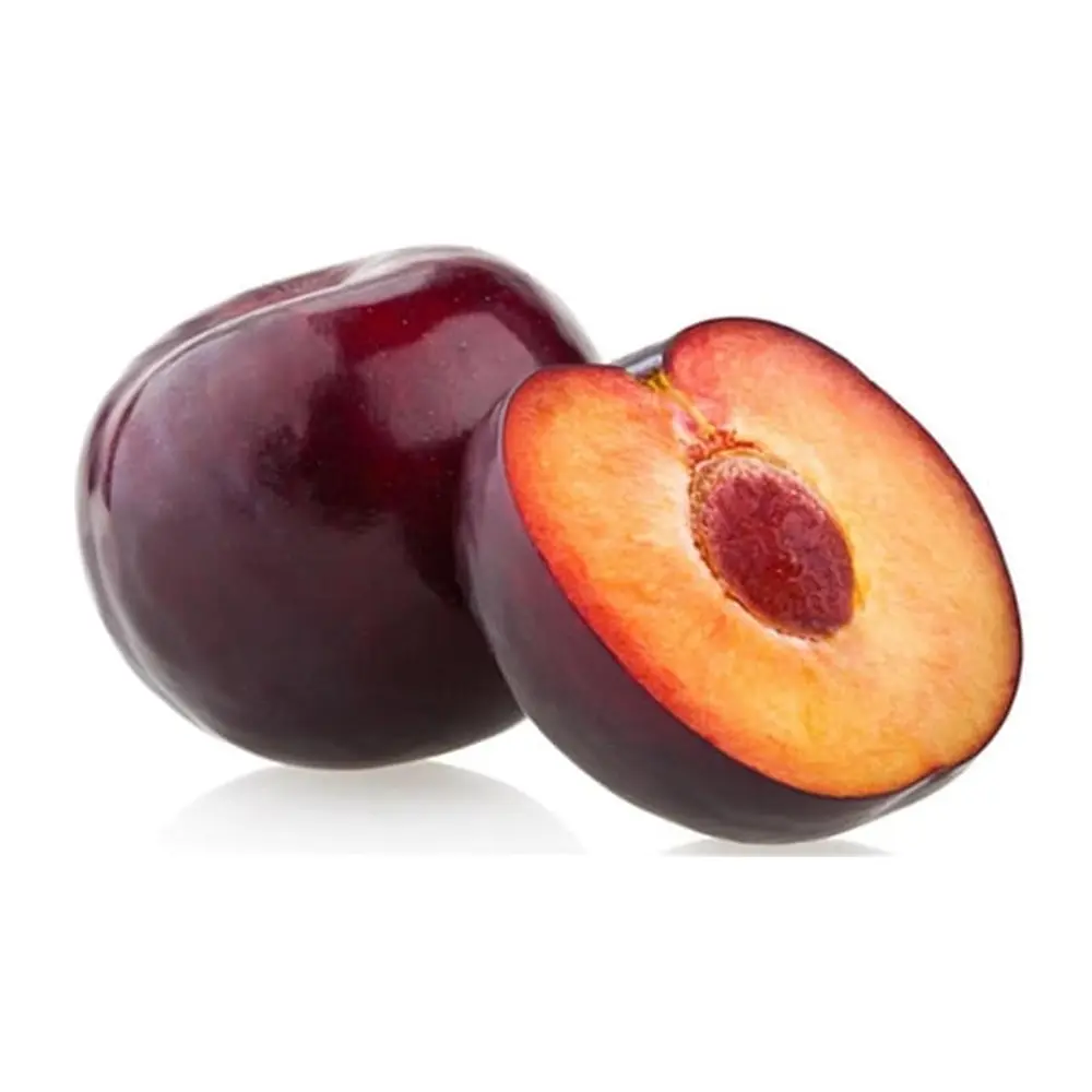 Prun Black Diamond (Prunus Domestica), cu fructe dulci negre-violet, 2 pe rod