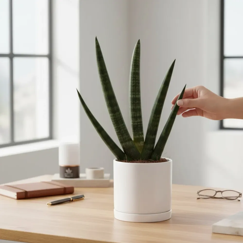 Sansevieria cylindrica 'Handshake' (Planta sarpe)