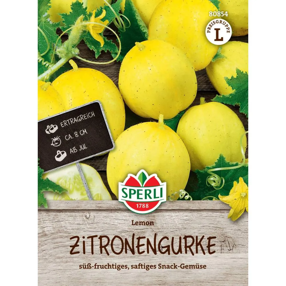 Seminte castraveti Lemon – forma rotunda si gust usor dulce