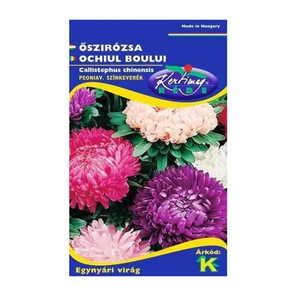 Seminte flori Ochiul Boului Paeonia (Callistephus Chinensis) Mix 0.3 g