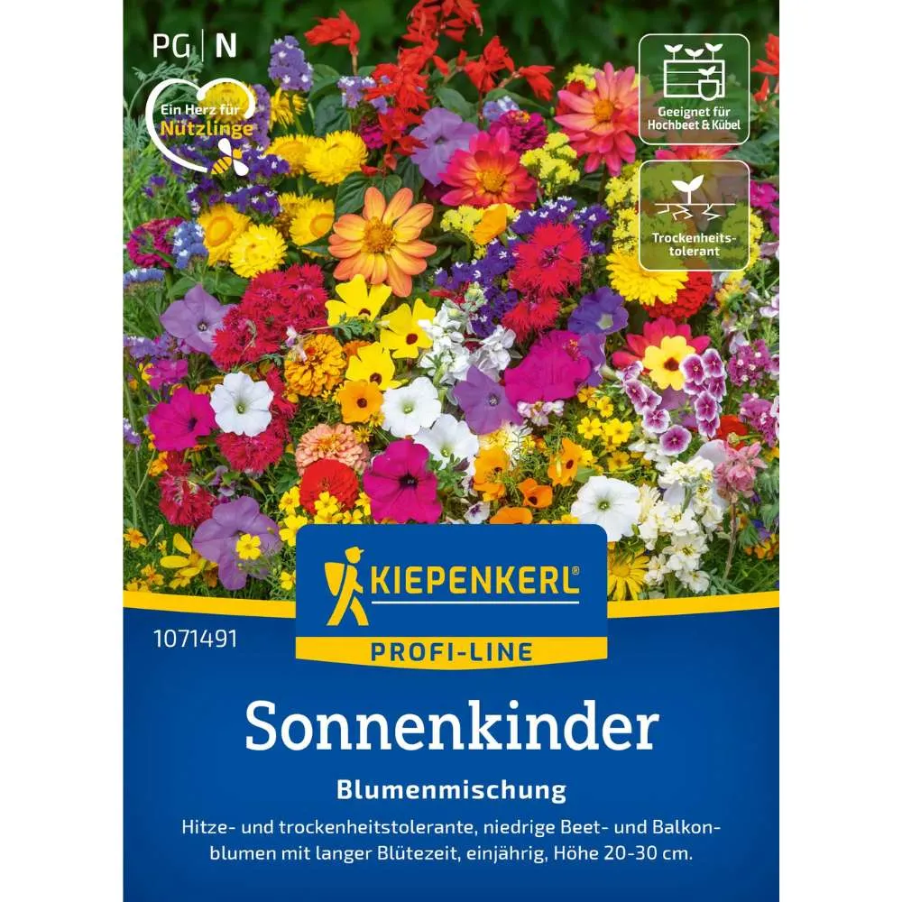 Seminte de flori Sonnenkinder – amestec usor de intretinut, ajunge pentru 2 - 3 m²