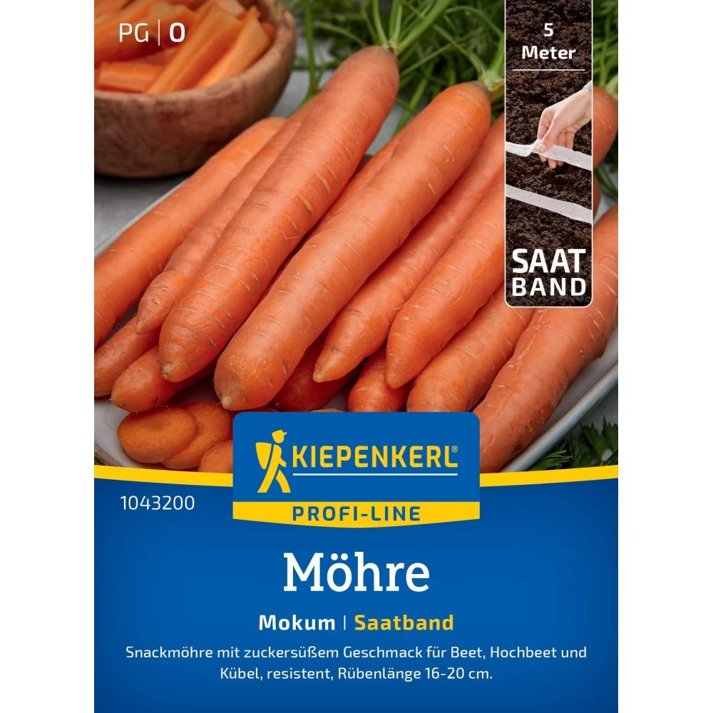 Seminte morcov Mokum F1 – radacini netede, productie rapida, cu protectie germinatie
