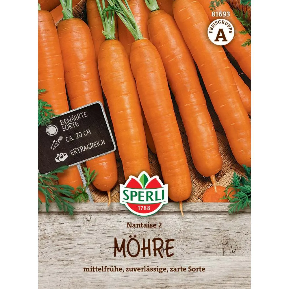 Seminte morcovi Nantaise 2 – soi clasic, foarte productiv