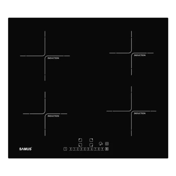 Plită Inducție Samus PSI-64BG7 | 7000W, 11.9kg, 60cm, 7, Digital