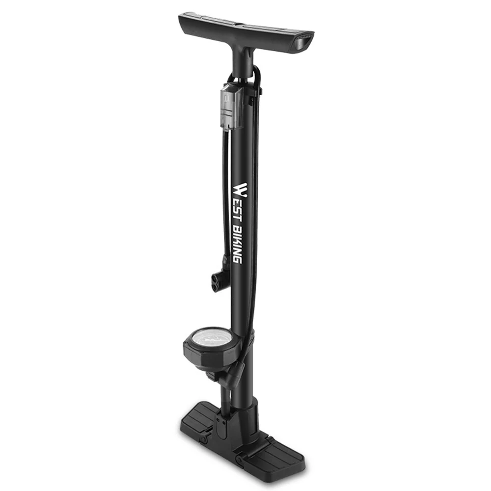 Pompa manuală pentru bicicletă 160 PSI cu manometru de presiune
