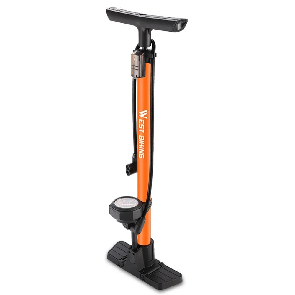 Pompa manuală pentru bicicletă 160 PSI cu manometru de presiune