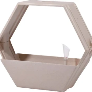 Suport plante Dobar, fibră bambus, set 3 bucăți, 50x21x44,5 cm