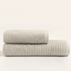 Set 2 prosoape baie 1036A-067-1, bej, bumbac