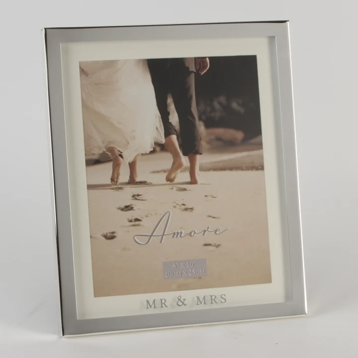 Rama foto argintata Mr & Mrs (20 CM X 25 CM) - WG856