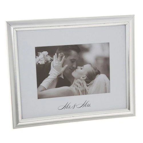 Rama foto argintiu mat "Mr&Mrs" - 68575