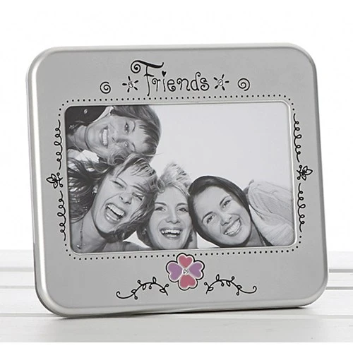 Rama foto argintiu satinat Friends - 72302