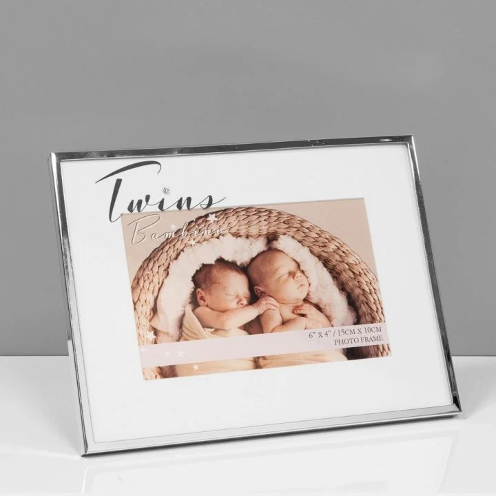 Rama foto cu cadru argintat Twins - CG501TW