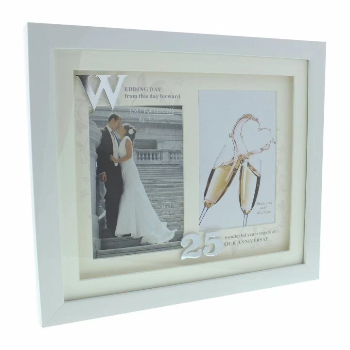 Rama foto dubla, alba 25th Wedding Anniversary - WG61225