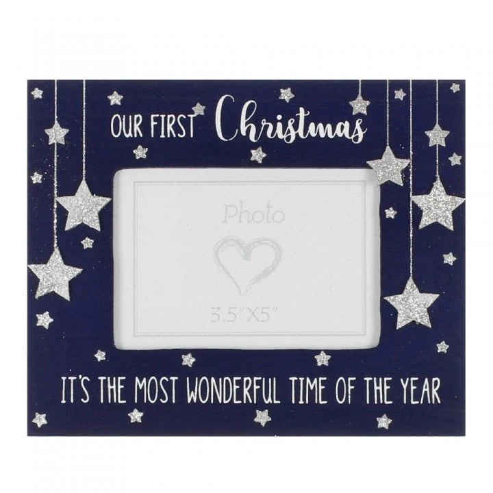 Rama foto lemn Our First Christmas - DGXM4619