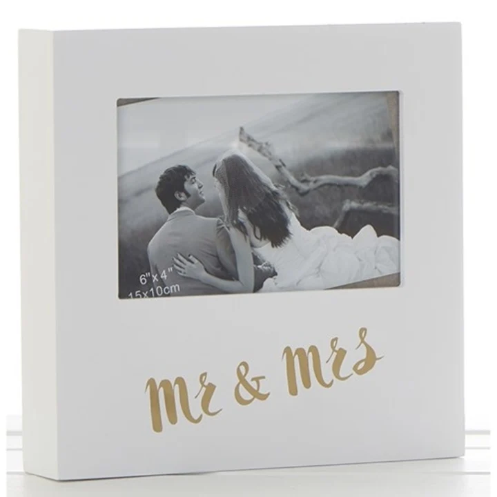 Rama foto Mr&Mrs cu auriu - 271454