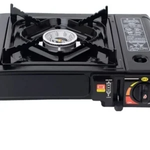 Aragaz portabil camping, aprindere automata, negru