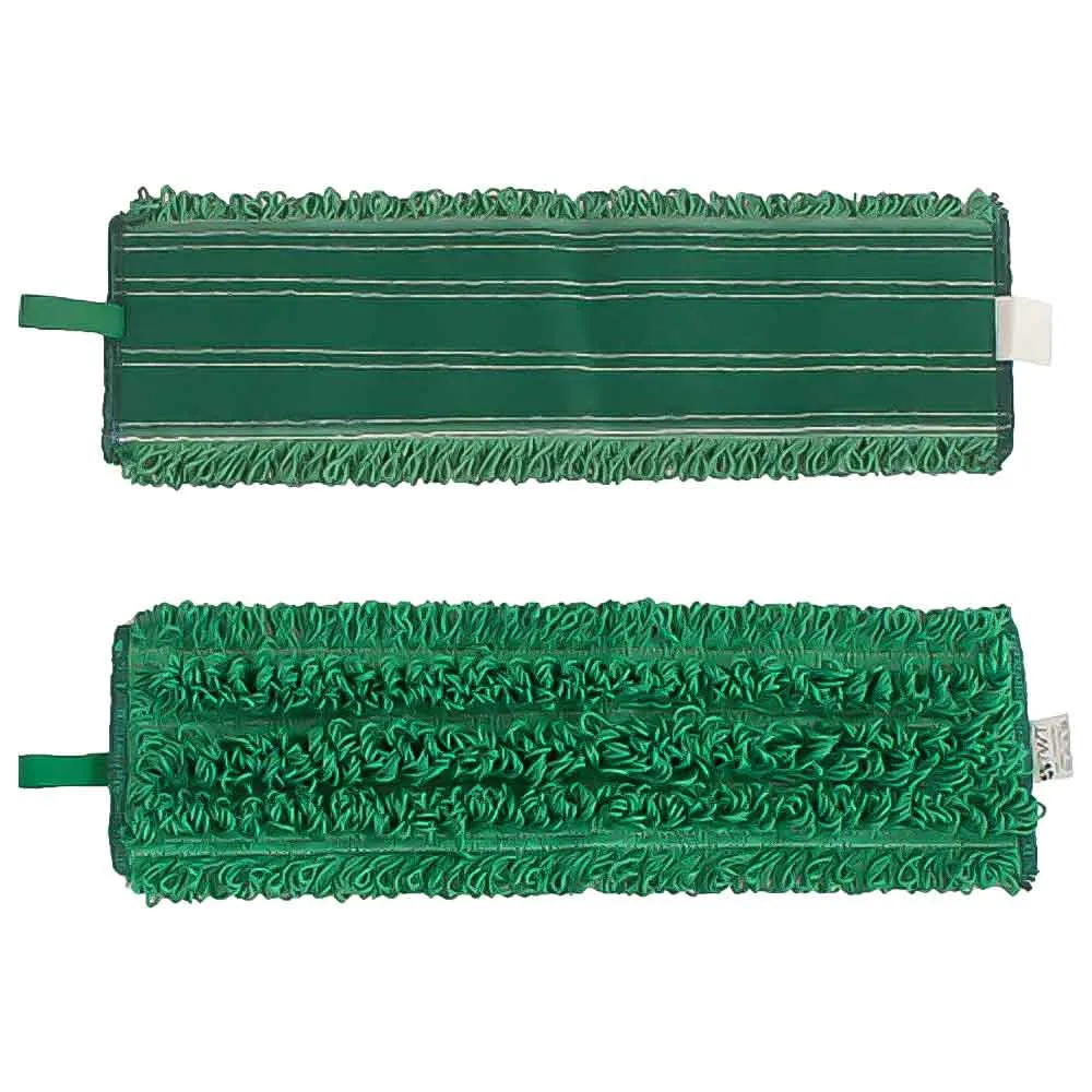 Rezervă mop din microfibră verde Micro Color Velcro Binder 40 cm
