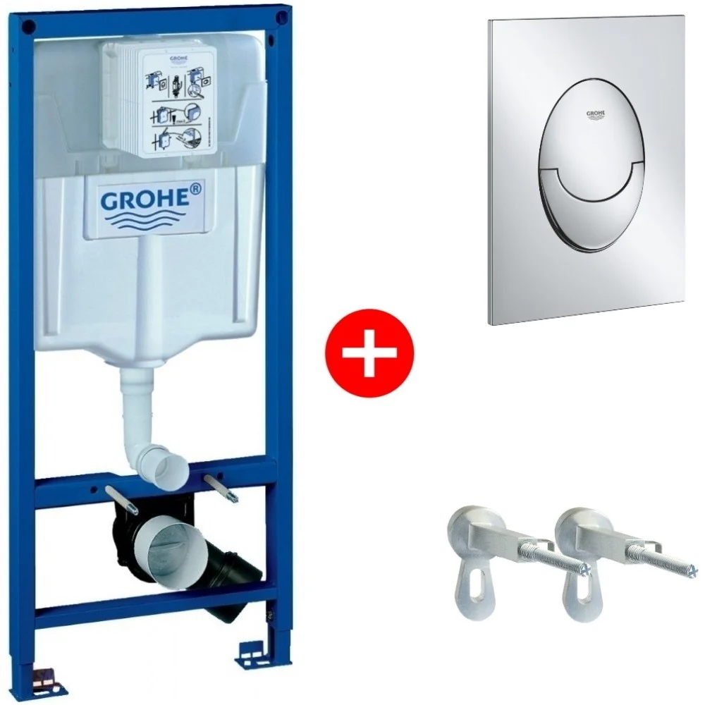 Grohe Rapid SL 3 1 Set rezervor incastrat GD2 si clapeta de actionare
