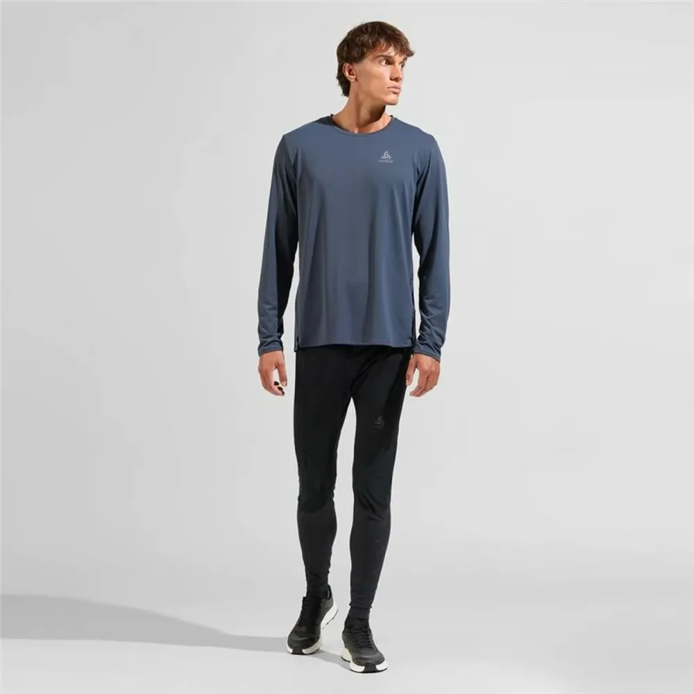 Tricou cu Mânecă Lungă Bărbați Odlo Zeroweight Chill-T Albastru