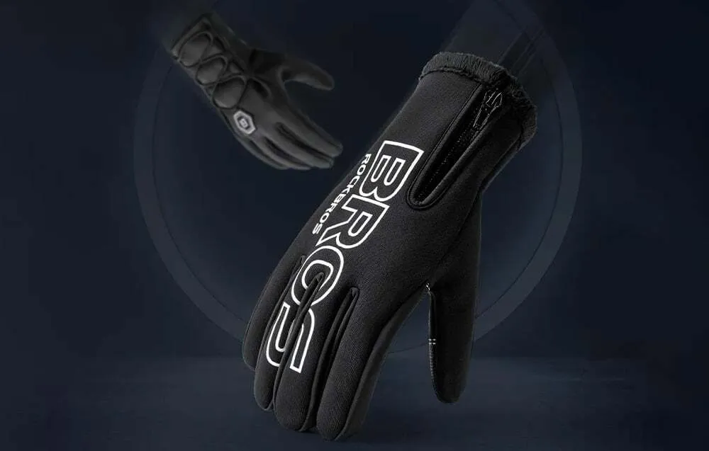 Mănuși de ciclism ROCKBROS S091-4BK
