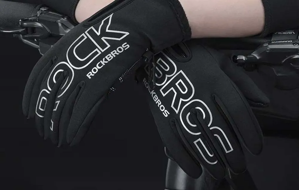 Mănuși de ciclism ROCKBROS S091-4BK