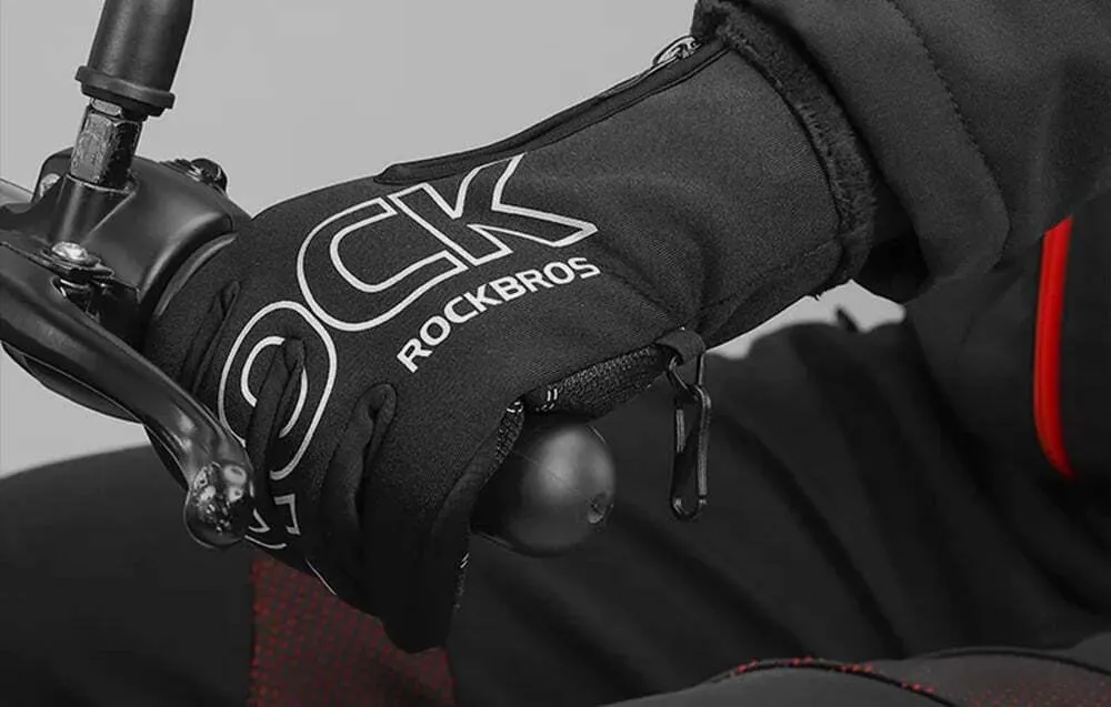 Mănuși de ciclism ROCKBROS S091-4BK