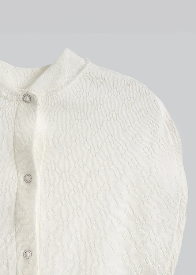 Sac De Dormit Nou-Nascut Bumbac Organic Crem MOM-36 Momykeep