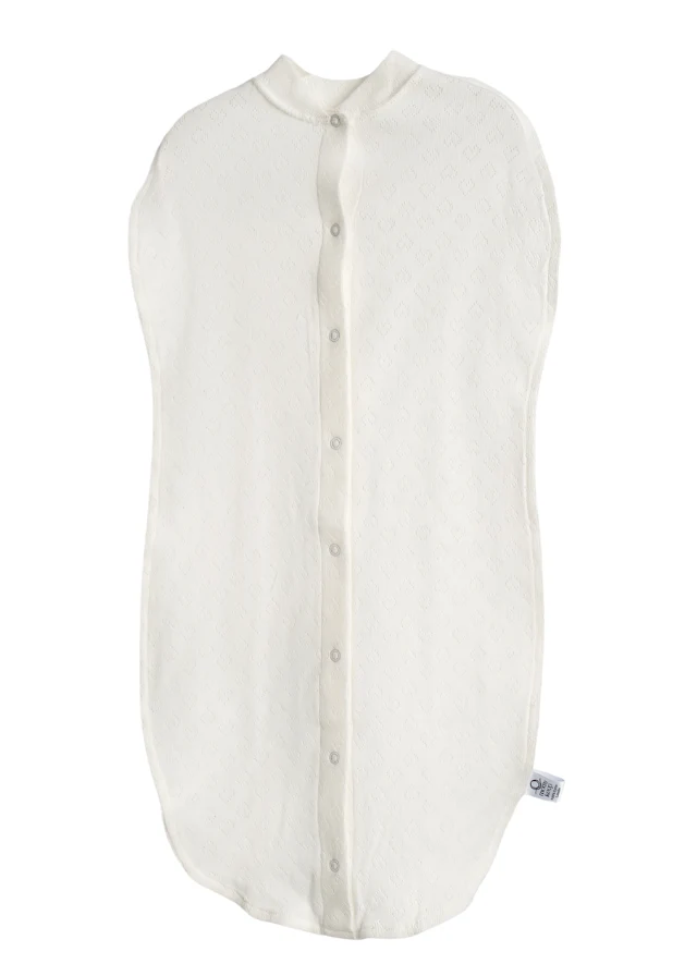 Sac de Dormit Nou-Nascut Crem din Bumbac Impregnat cu Lanolina MOM-60 Momykeep