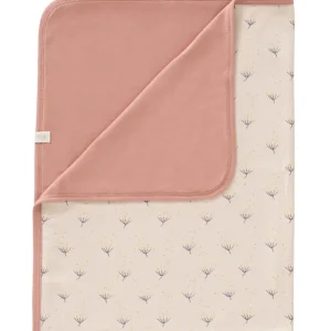 Sac de Dormit Nou-Nascuti Roz cu Imprimeu Papadie din Bumbac Organic 60 cm - 0.7 TOG F705-12 Fresk