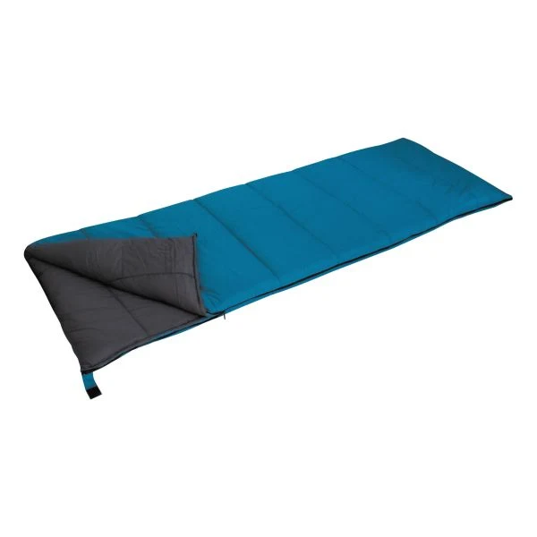 Sac de dormit dreptunghiular EuroTrail Alaska, 200 x 80 cm, albastru