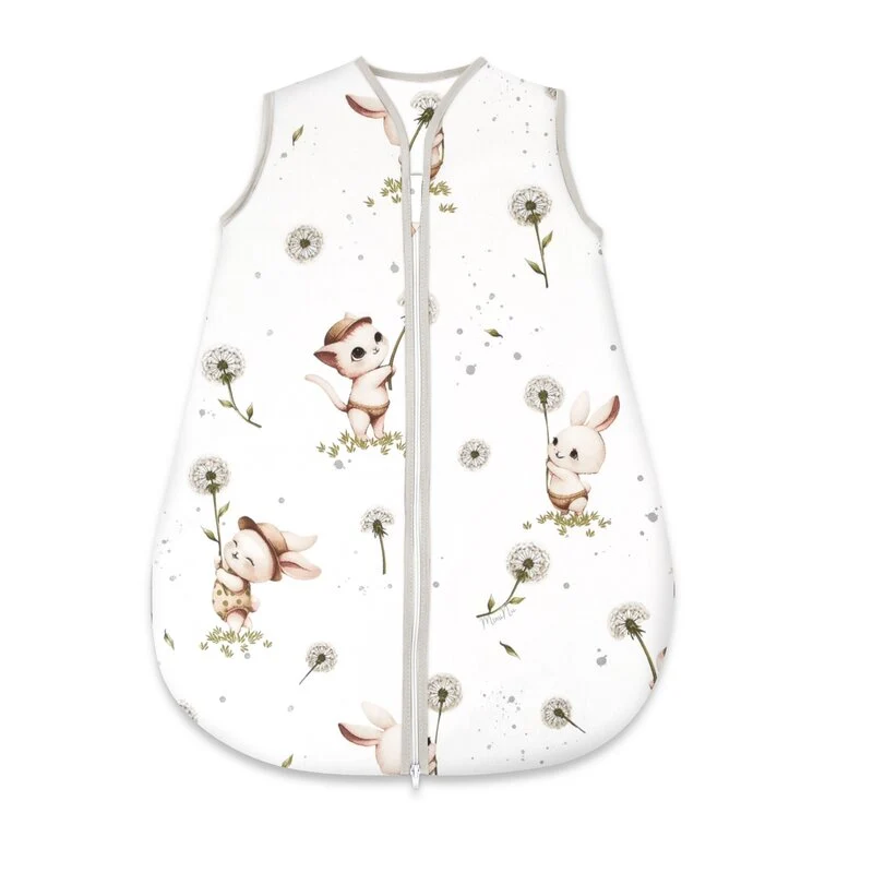 Sac de dormit, MimiNu, Pentru bebelusi, De iarna, Din bumbac certificat Oeko Tex Standard 100, Cu fermoar, 70 cm, 2.5 Tog,...