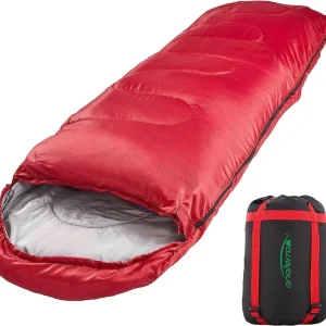 Sac de dormit pentru toate anotimpurile, rosu
