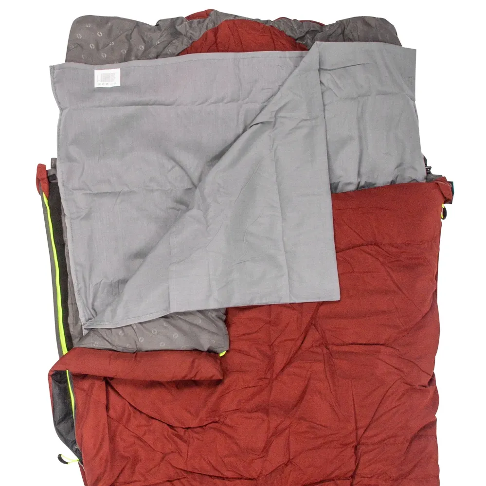 Sac de dormit subtire / husa pentru sac de dormit High Peak Avola, 225 x 80 cm, gri