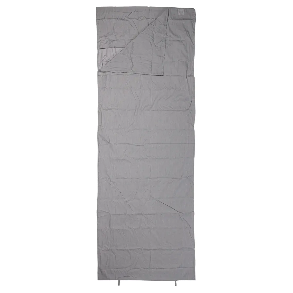 Sac de dormit subtire / husa pentru sac de dormit High Peak Avola, 225 x 80 cm, gri