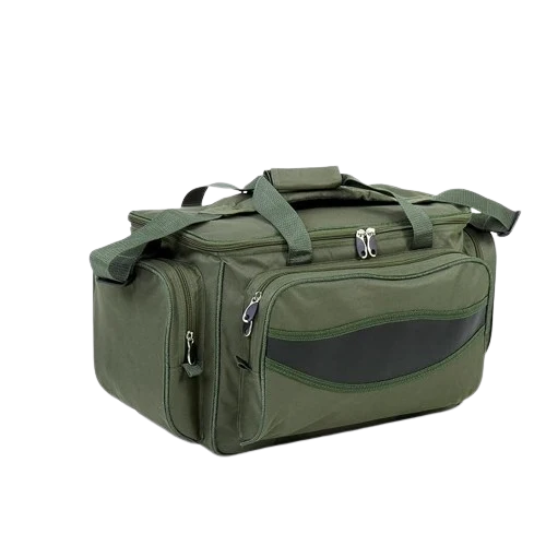 Geanta de pescuit, impermeabila, 56/31/30 cm, verde militar