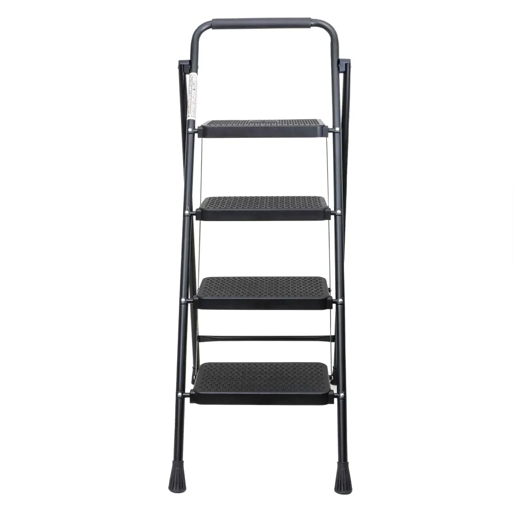 Scara metalica cu 4 trepte late, pliabila negru Z-TOOLS / ZTS 8088