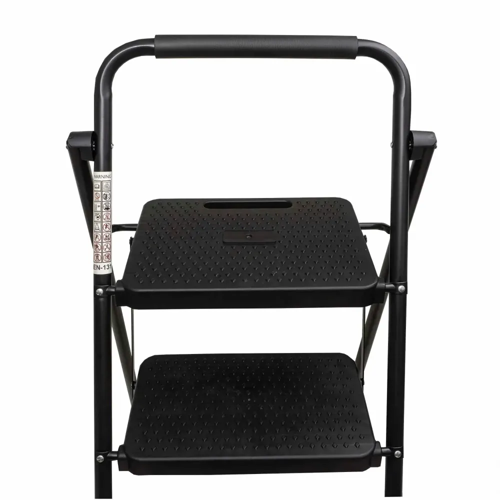 Scara metalica cu 5 trepte late, pliabila negru Z-TOOLS / ZTS 8089