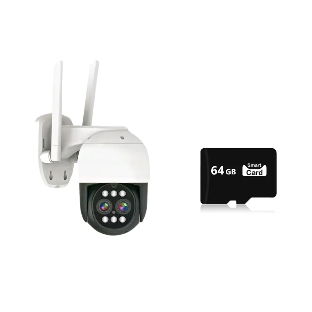 Camera IP Wireless JORTAN JT-3XM 6MP – LAN/Wireless, Rotire 355°, Card 64GB Inclus