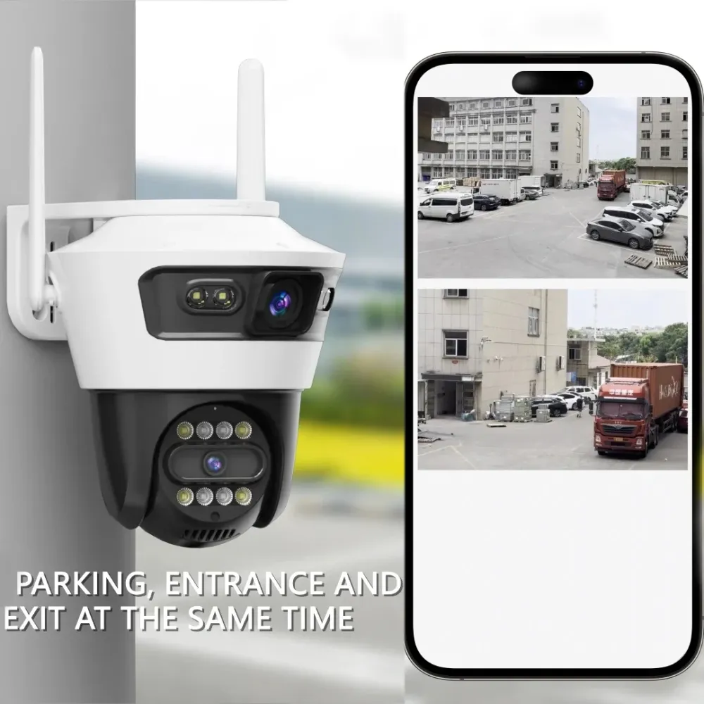 Jortan 4 Security Duo - 2 Camere Duble 6MP, WiFi-LAN, 2 Carduri de 32GB incluse