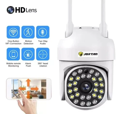 SET 4x Camera de Securitate - WiFi, JT-8161QJ - Viziune Nocturna 30M, 1080P, cu 4x Card 32GB
