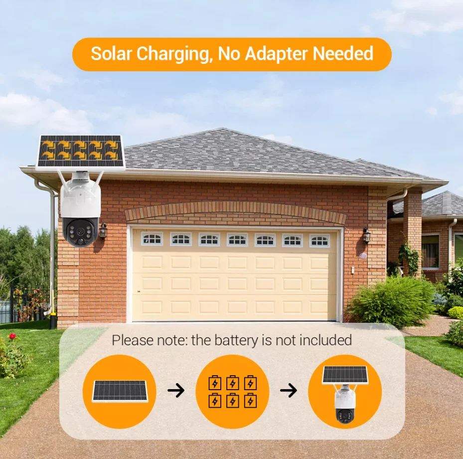 Set 2x Camere Solare 4G Dasgut, cu Slot SIM, Senzor de miscare si Control la Distanta