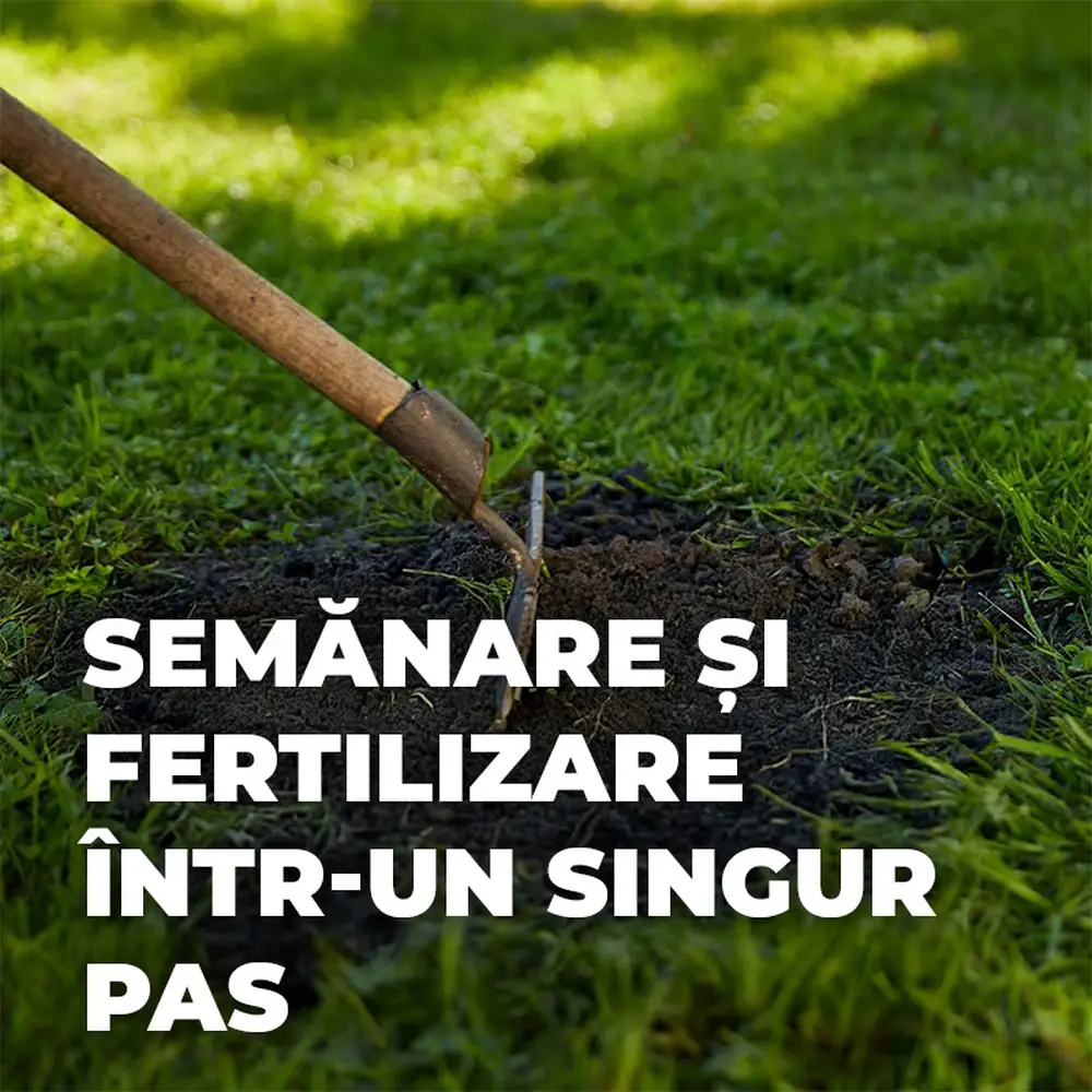 Compo Saat amestec 2in1 pentru insamantare gazon si fertilizare – 1.2 kg pentru 50 mp