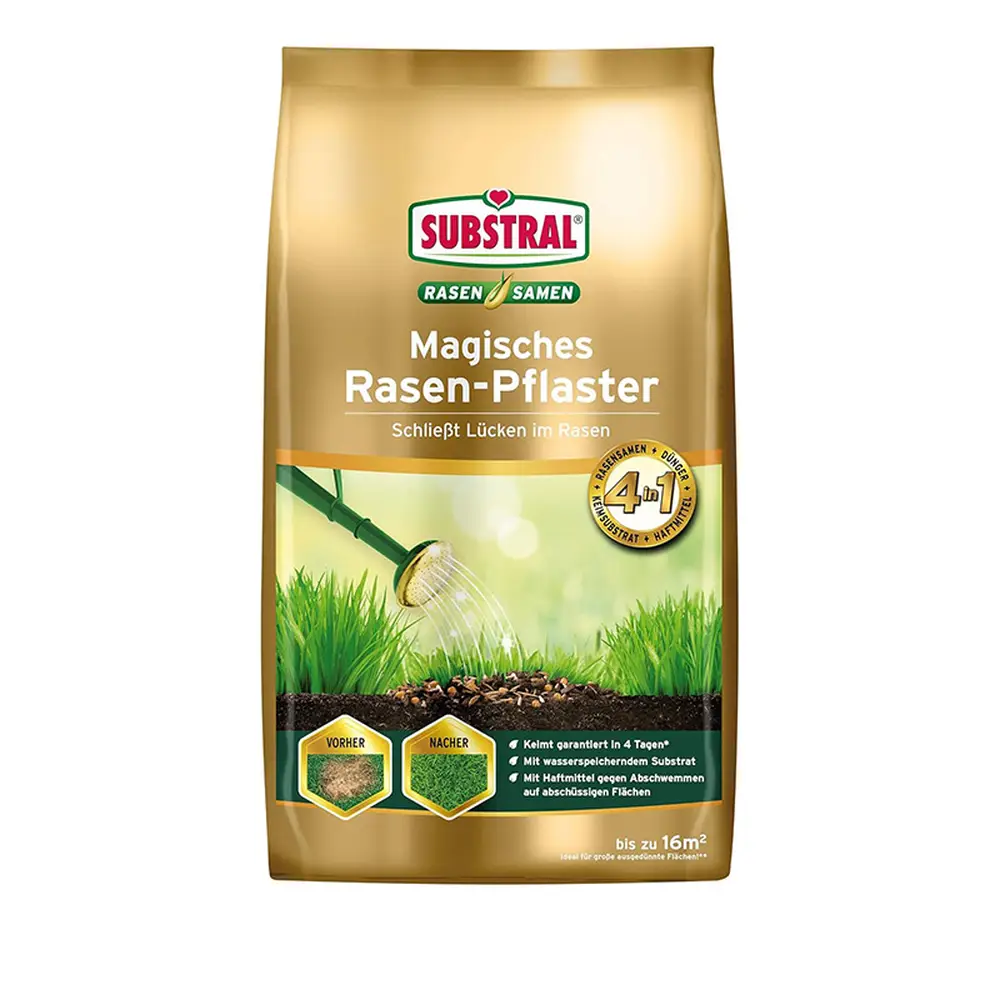 Reparare gazon Substral Plastura Magica 3 1, 3 kg, cu seminte gazon substrat si ingrasamant pentru zone goale