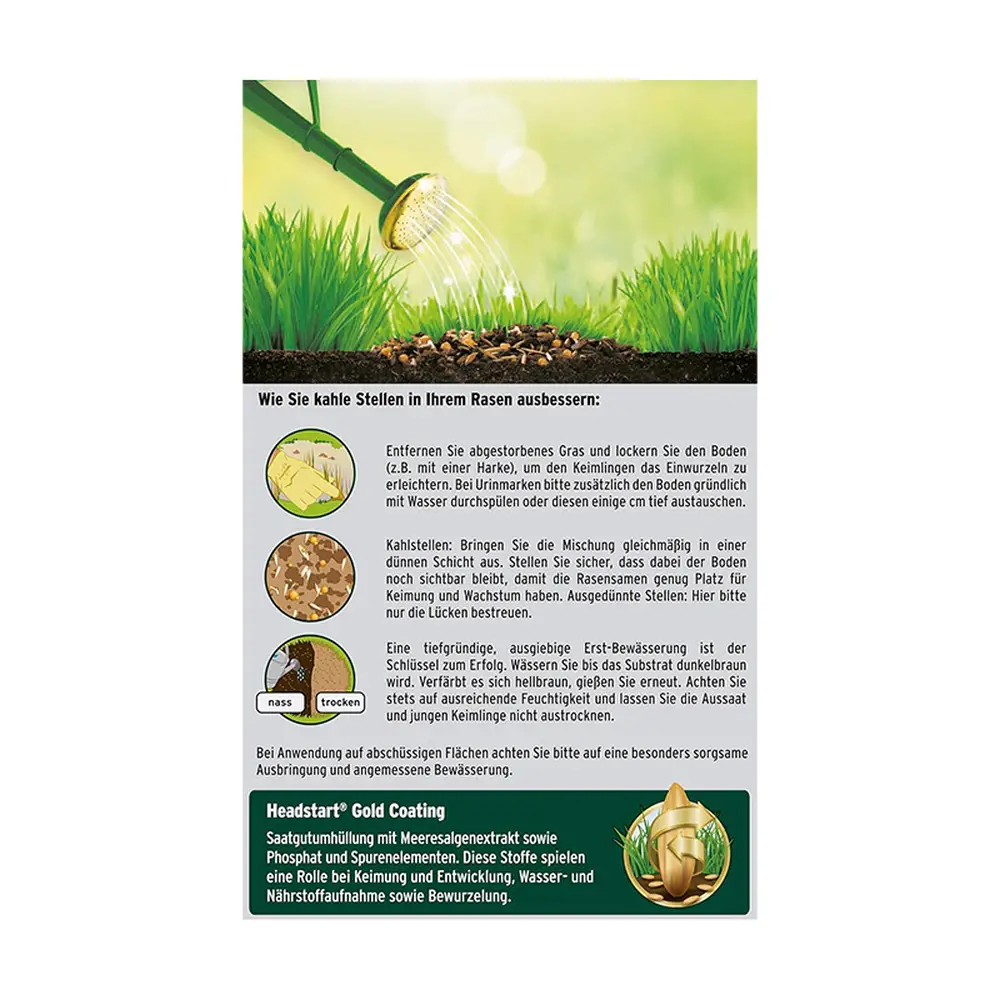 Reparare gazon Substral Plastura Magica 3 1, 3 kg, cu seminte gazon substrat si ingrasamant pentru zone goale