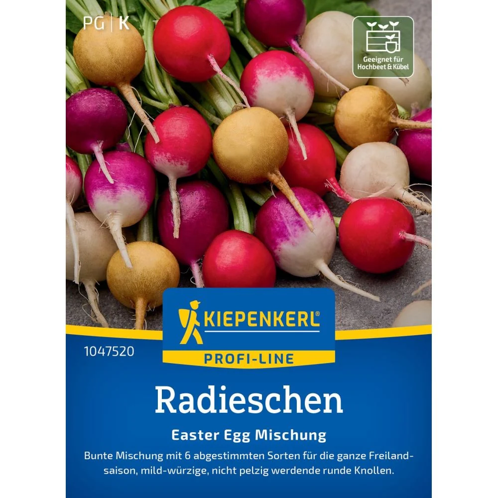 Seminte mix ridichi Easter Egg – radacini colorate pentru salate, cu protectie germinatie
