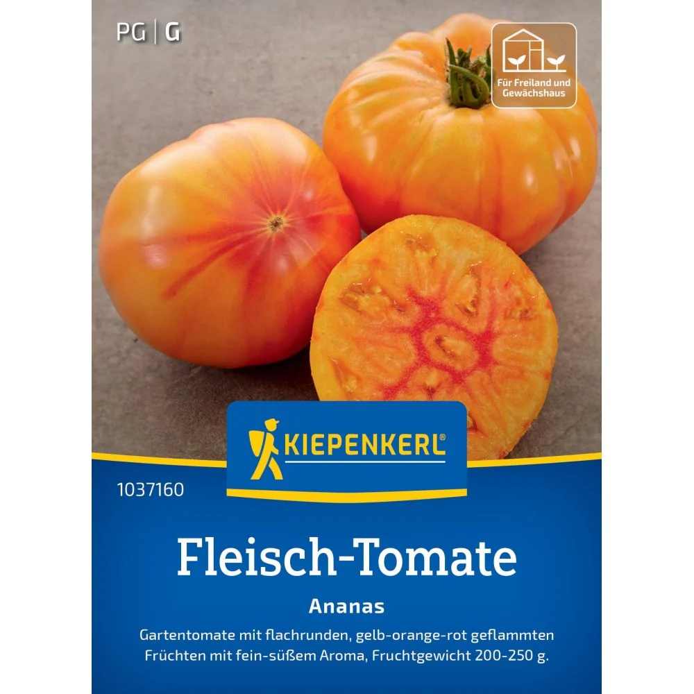 Seminte rosii de carne Ananas – fructe mari si dungate, gust exotic, cu protectie germinatie