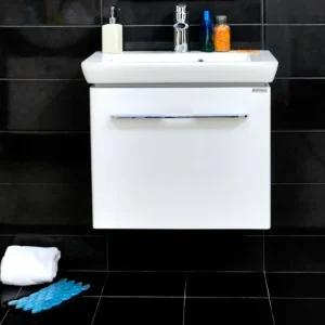 Set baza mobilier + lavoar PORTO 65 cm Alb